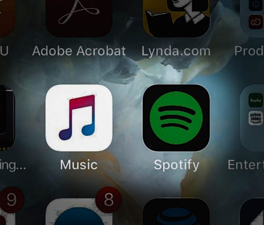 Spotify and Apple Music are the subjects of a heated music streaming debate. 