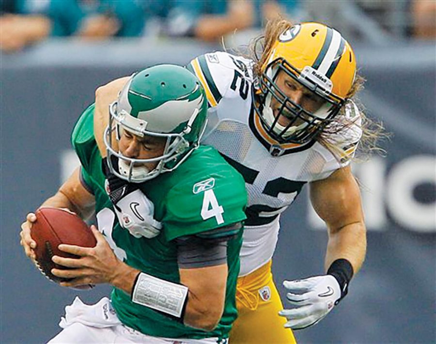 Clay Matthews (right) is just one of the latest defensive players penalized for new rules.