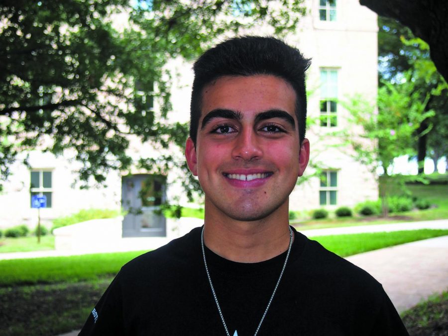Ebrahimi is a part of the University of Texas ROTC.