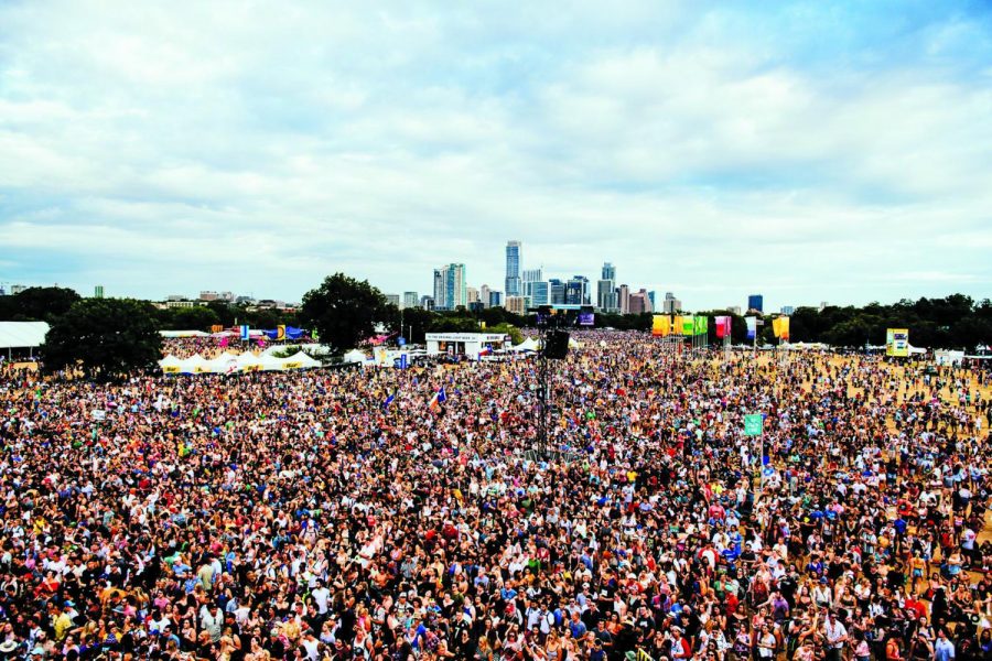 ACL Festival draws a crowd of approximately 450,000 people every year