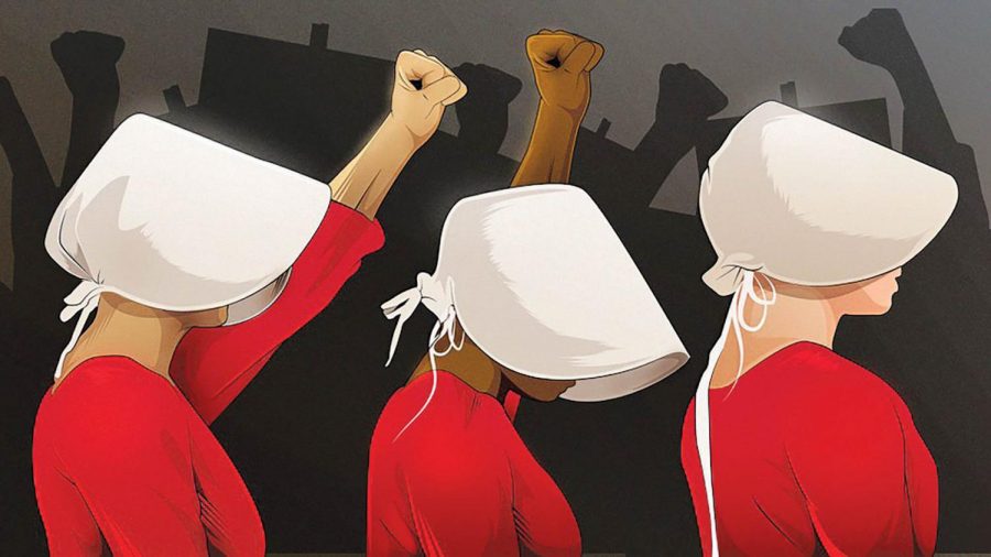 The Handmaids Tale is based on a book of the same name by Margaret Atwood.