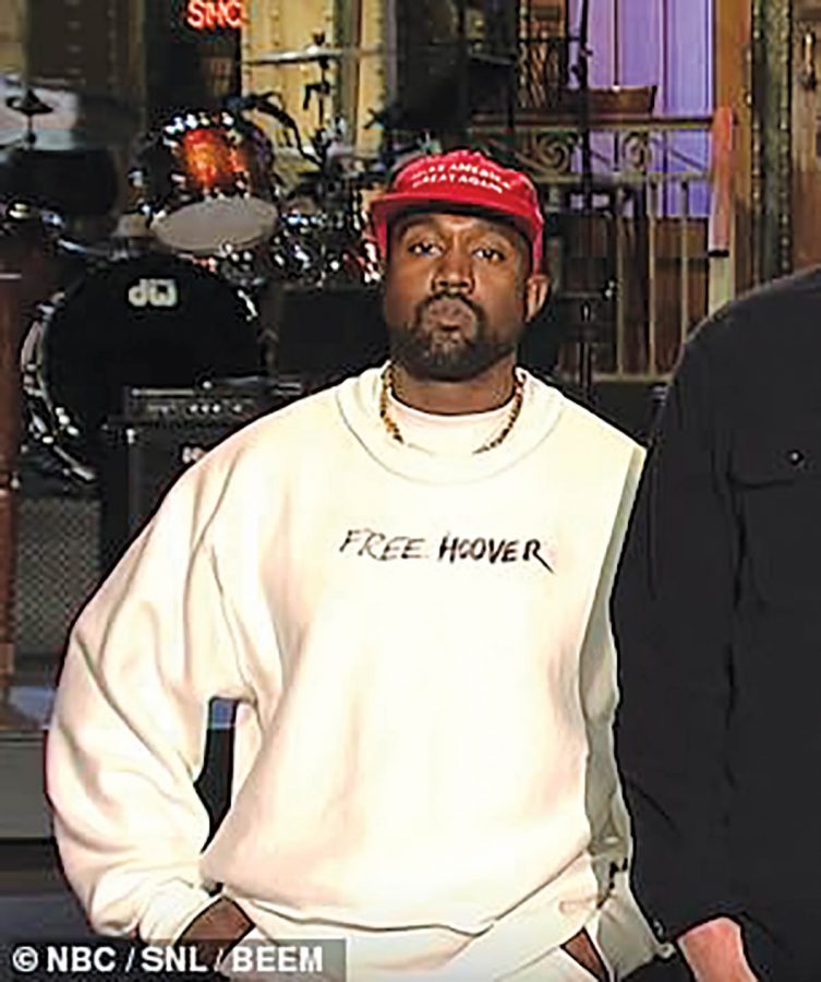 West accused SNL of bullying for wearing his MAGA hat. 