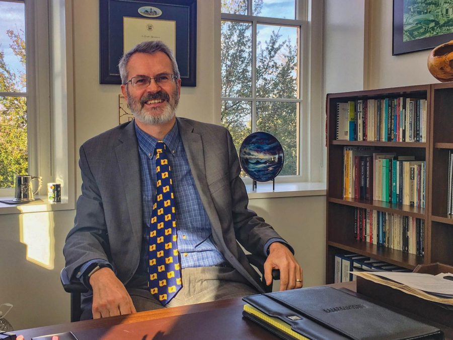 Dr. Mitchell has taught at St. Edward’s for 25 years and specializes in areas of Rhetoric, Media Studies and Secular Studies.