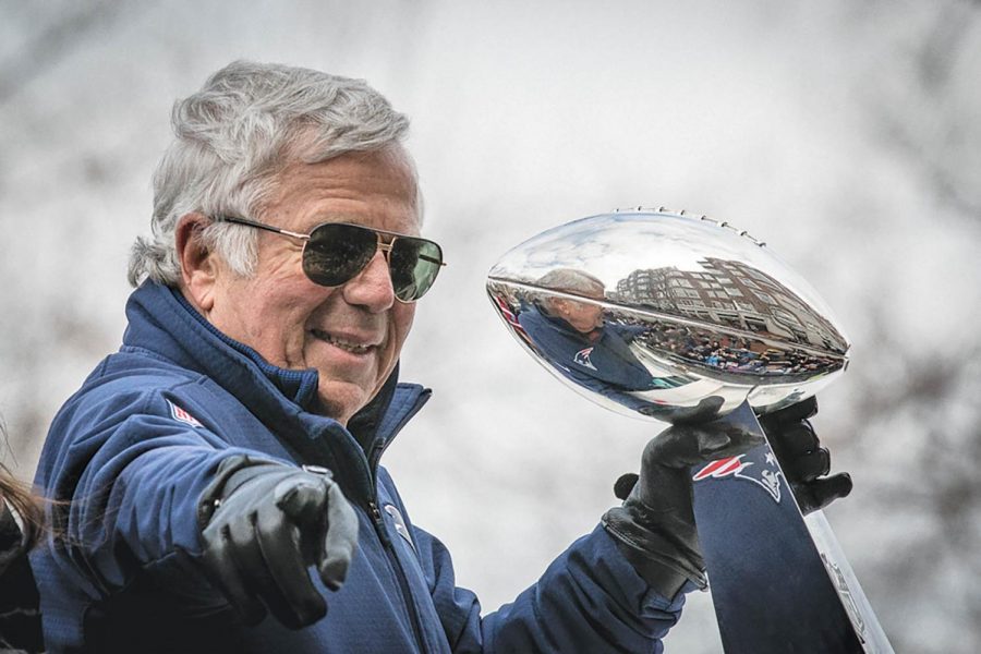 Robert+Kraft+is+dealing+with+the+consequences+of+his+choices+after+winning+this+years+Super+Bowl.