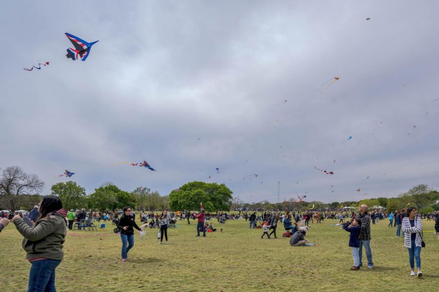 Thousands+of+attendees+gathered+at+Zilker+Park+to+fill+the+sky+with+their+colorful+creations.+The+ABC+Kite+Festival+celebrated+its+90th+year+this+week.+