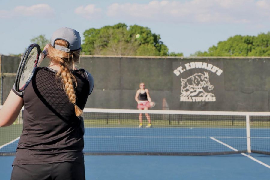 Isabella Riegers involvement with club tennis has given her the opportunity to make close connections with her fellow teammates and continue working on her passion for the sport.