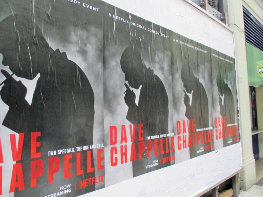 Despite+controversy+surrounding+Dave+Chappelle%2C%E2%80%9DSticks+and+Stones%E2%80%9D+received+an+audience+rating+of+99%25+on+Rotten+Tomatoes.