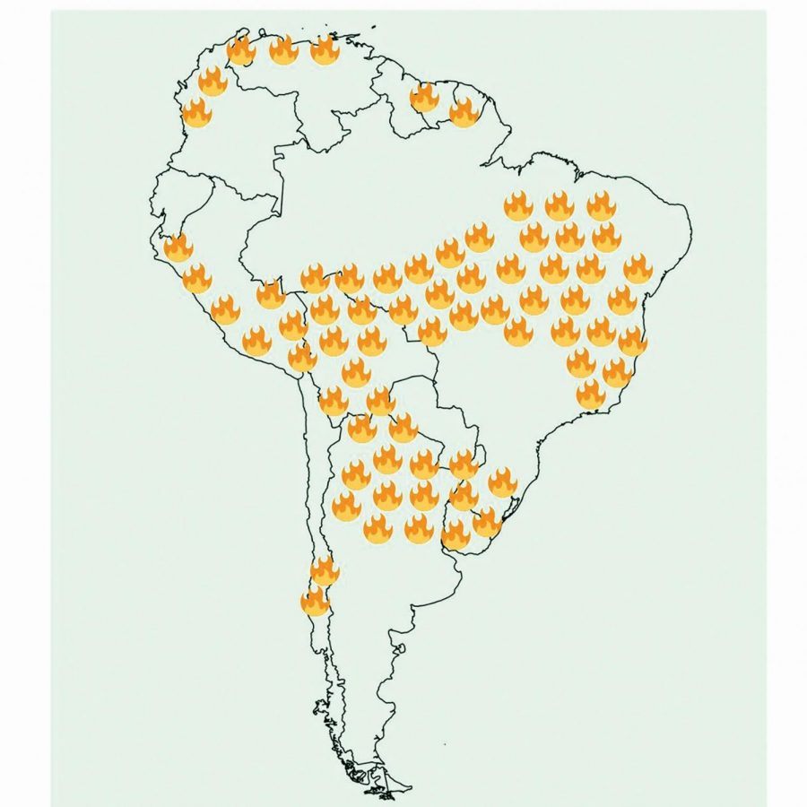 The+amount+of+fires+in+the+Amazon+has+gone+up+85%25+since+last+year+according+to+NASA.+The+Amazon+Rainforest+provides+the+world+with+25%25+of+its+oxygen+so+these+fires+should+be+causing+global+concern.