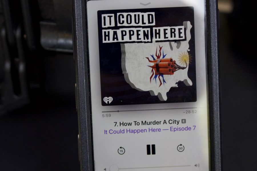 Podcasts are an ideal way to get through long breaks. “It Could Happen Here” deals with the very real possibility of a Second Civil War occuring in the U.S.