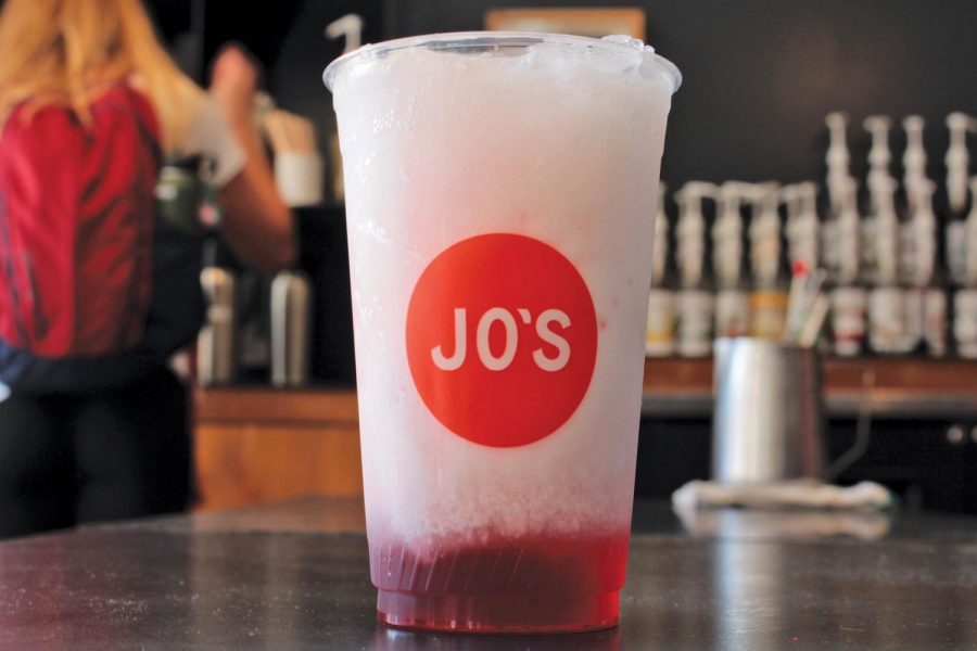 The+Strawberry+Italian+Soda+with+Creme+is+a+refreshing+summer+drink+that+can+be+enjoyed+well+into+the+fall.+Jo%E2%80%99s+Coffee+Shop+sells+this+and+a+variety+of+other+drinks+throughout+the+year.