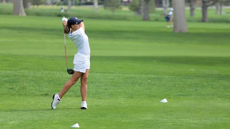 Elena Castanon helped lead St. Edward’s to an eighth placement in the DBU Classic as she shot a four-under-par 68.