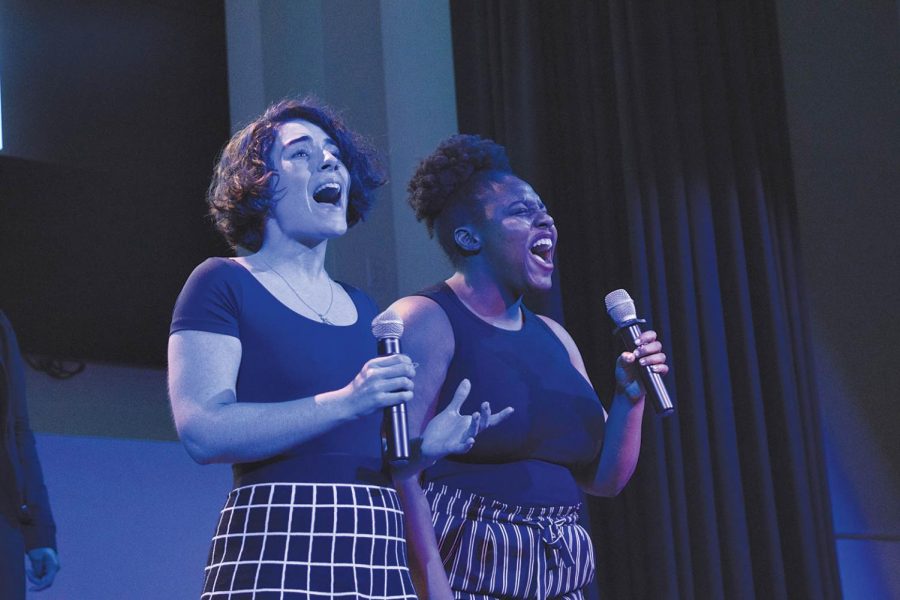 The theme of the night was musicals released in the millenium, some of which include ‘Wicked,’ ‘Newsies,’ American Idiot’ and ‘Seusical.’ Check out performances by the music department at the Festival of Light on Dec. 6.
