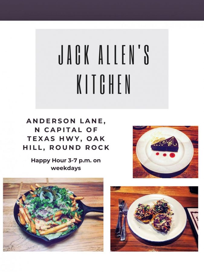 Jack Allen’s Kitchen prides itself on locally sourced food. On Feb. 4, Jack Allen’s is hosting its 10th Party on the Patio benefiting The Lone Star Paralysis Foundation. 