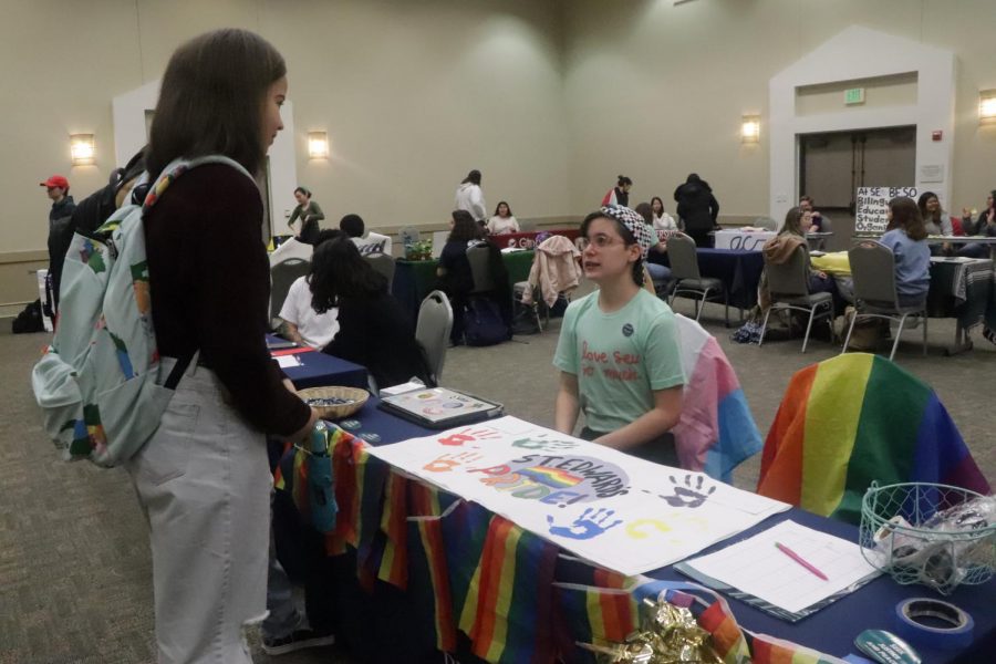 Students had the opportunity to learn about different clubs on campus at last weeks Involvement Fair. Some clubs that tabled were PRIDE, SEU Cheer, a variety of club sports and more.