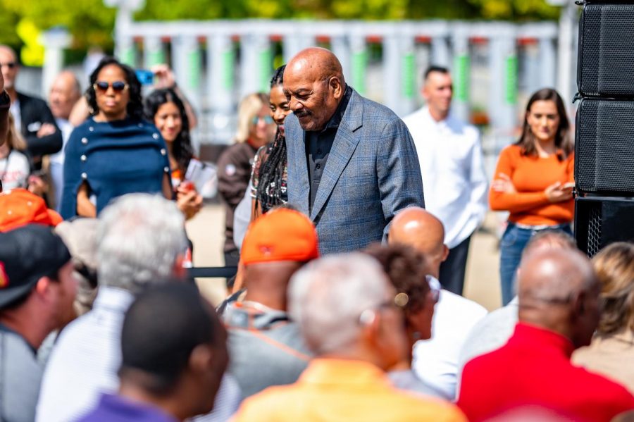 NFL legend Jim Brown is one of the most storied running backs in league history. Brown sits sixth all-time in rushing touchdowns with 106 and has earned three MVPs.