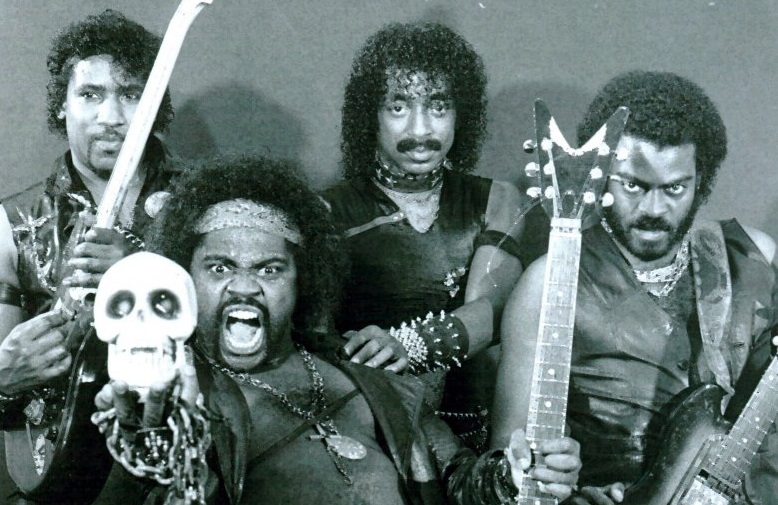 Frontman of Black Death, Siki Spacek (bottom left), has been working on his comeback album, Return of the Iron Messiah, for Black Death Resurgence since 1983. 