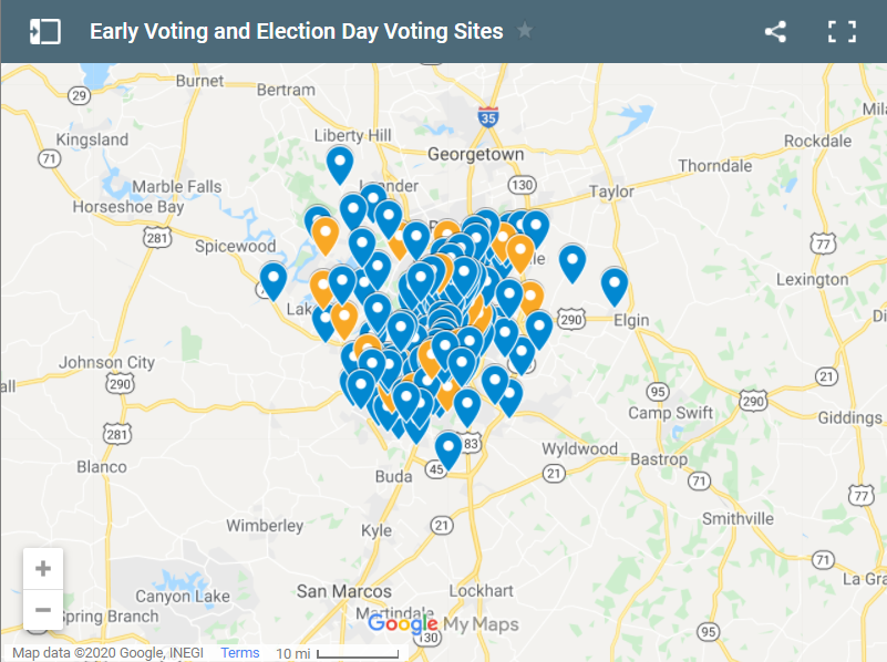 Early Voting and Election Day Poll Sites