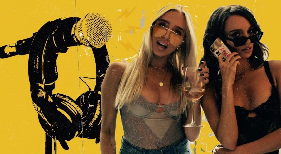 Cooper (left) and Sofia Franklyn were the original hosts of 'Call Her Daddy.' Franklyn left this year after disagreements with Barstool Sports, the owner of the podcast.