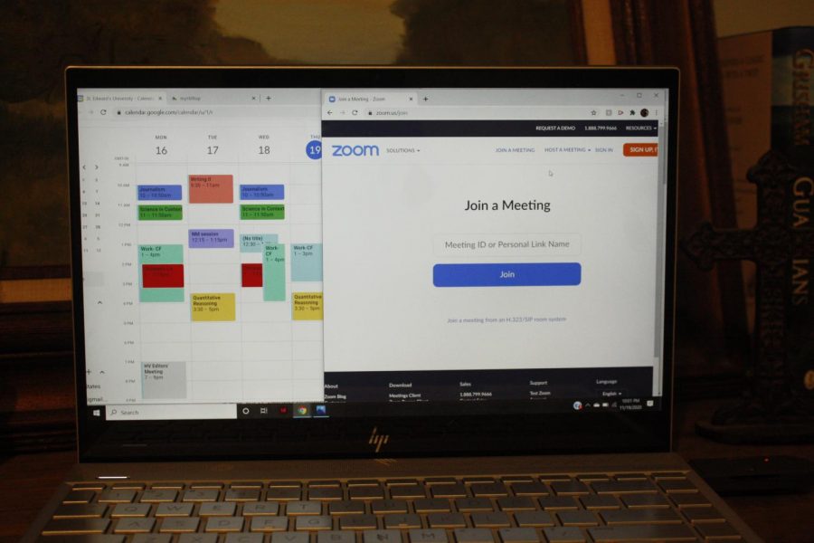 College students are juggling screen time between one, two, even three hour classes, work and extracurriculars. As students' days are booked for hours on Zoom calls, they struggle to find time for themselves. 