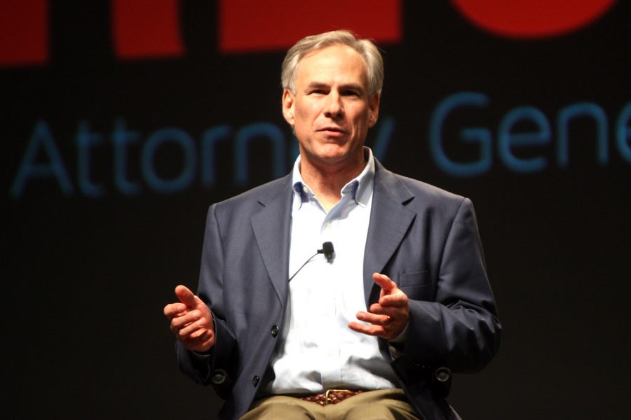 Picture of Texas Governor Greg Abbott.