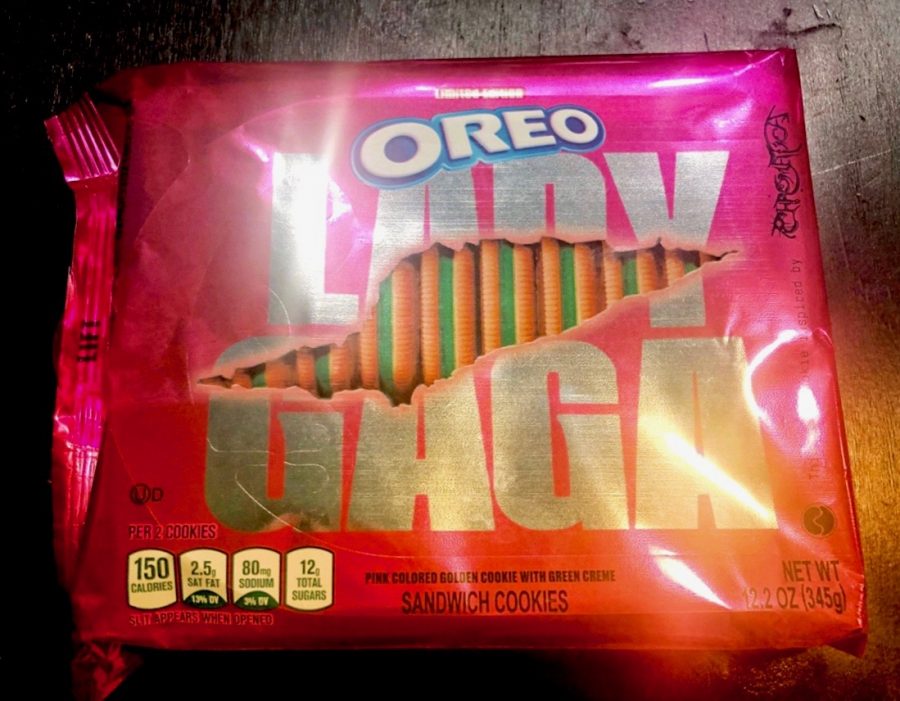 Lady Gaga teamed up with Oreos to launch a "Chromatica"-themed cookie to celebrate her latest album. The cookies are pink, green and vegan.