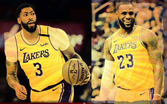 Anthony Davis (left) and LeBron James (right) have formed a formidable partnership at Los Angeles Lakers. Among a group of great NBA duos throughout history, they are now widely considered to be the best.