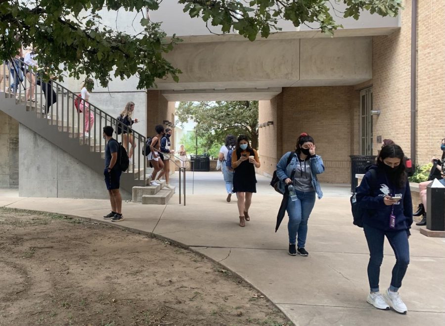 Even though they have been attending school for a year now, sophomores return to campus feeling like freshman because being in-person is brand new to them.