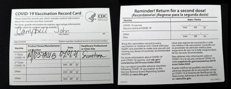 Everyone who receives the vaccine is given proof of vaccination. Those who get the COVID-19 vaccine do not have to be tested weekly.