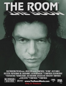 Tommy Wiseau on the original 2003 movie poster for “The Room.”  The film is a fan-favorite even today; infamous for its unconventionality.