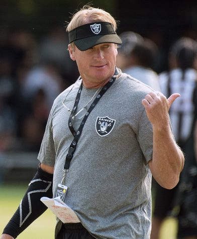 Former Las Vegas Raiders head coach Jon Gruden forced to resign after the emergence of controversial emails from 2011-2017.