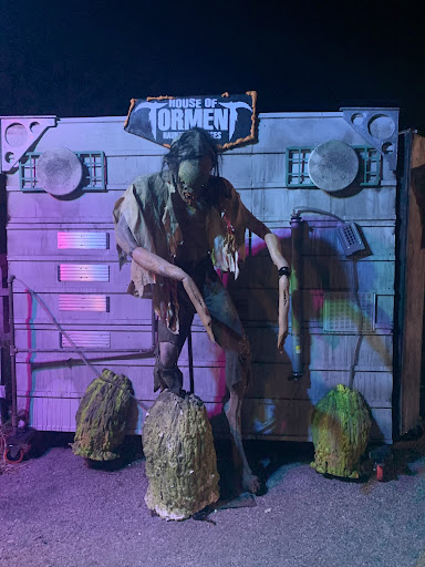 House of Torment is a haunted house attraction in Austin open seasonally for Halloween. If youre looking to get scared this Halloween, its the place for you!
