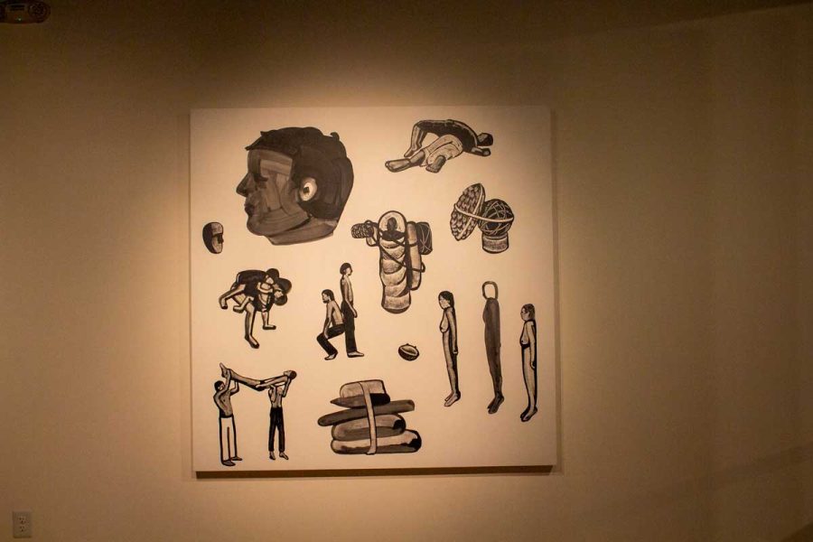 "Holding Patterns 1" from Joey Fauerso's exhibit, "Wait for It" at the University of Texas in Austin.