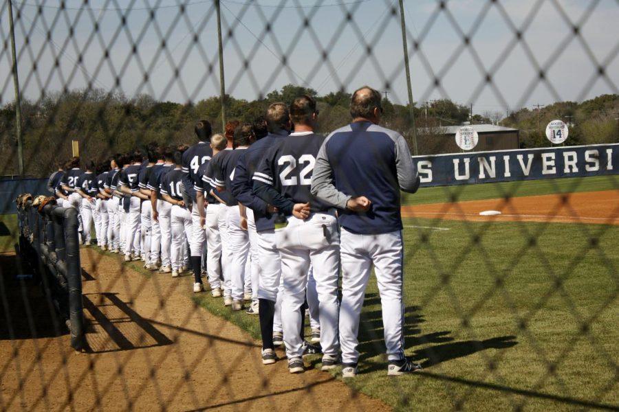 Penders+head-coached+at+St.+Edwards+University+for+15+years.+The+Hilltoppers+began+their+2021-22+season+on+Feb.+4+at+home+against+Eastern+New+Mexico.+