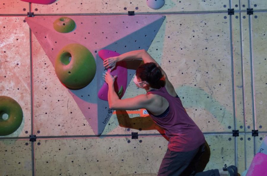 Climbers and climbing teams from all across the state were allowed the chance to compete in a section of the competition. 