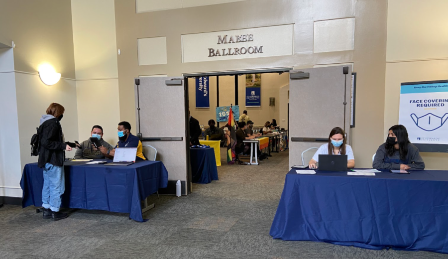 The Spring 2022 Involvement Fair was held in the Mabee Ballroom with several COVID-19 guidelines in place for students and faculty. The fair allows students to get to know about clubs and organizations on campus they can become involved in.