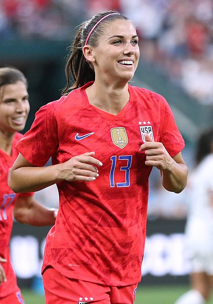 Alex Morgan is one of the most influential womens soccer player in team USA history.