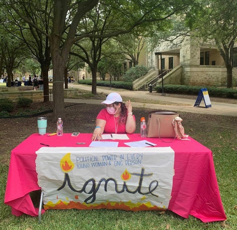 Ignites stand at last semesters Involvement Fair.