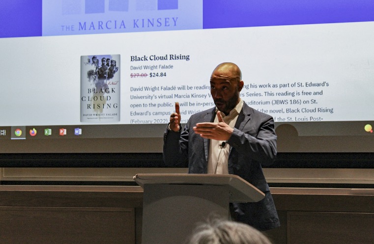 Marcia Kinseys Visiting Writers series finally returned in-person for the first time this scholastic year. It was a great experience to finally in person again.