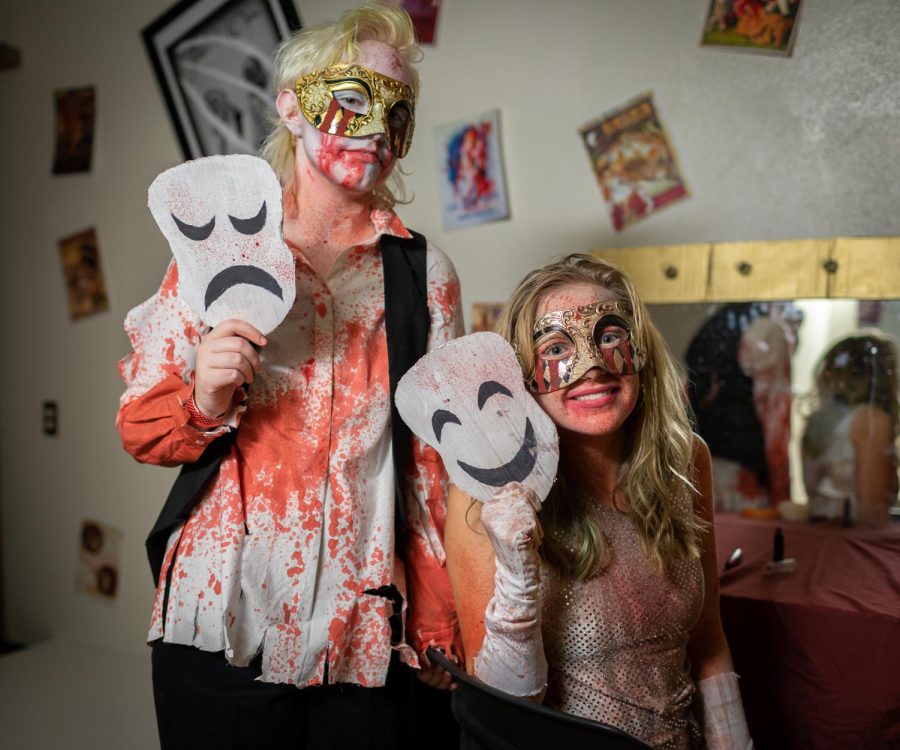 Many students showed interest in being scare actors for the haunted house experience, some of which are theatre majors at St. Edward's. There were many rooms, each with it's own theme and set of actors. 