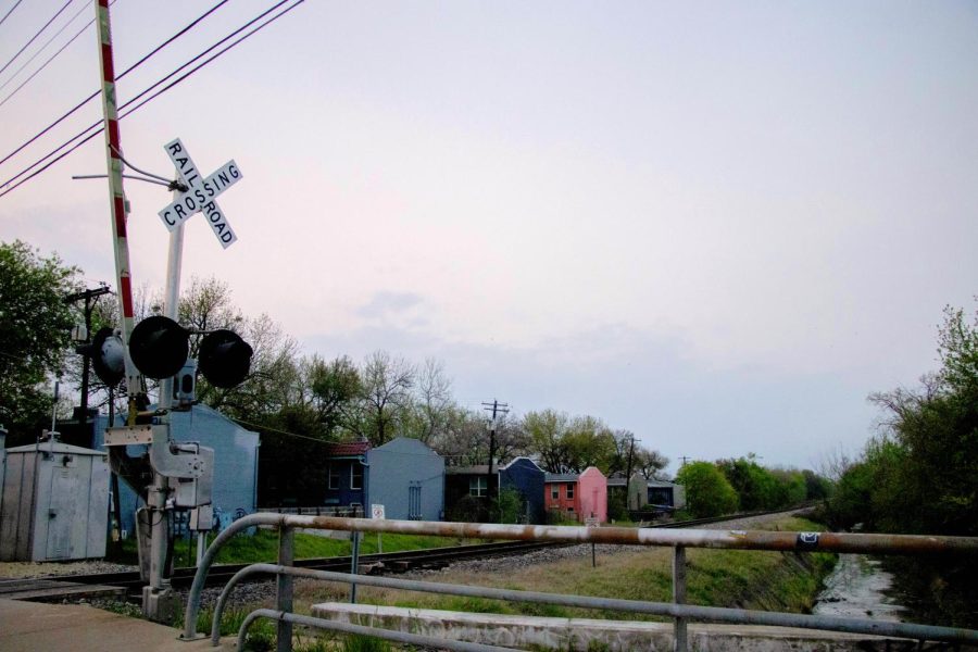 One of the many train intersections located throughout the Austin community. If a train derailment were to occur, it would massively affect neighborhoods and busy streets. 