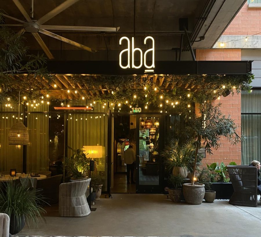 Aba, located on South Congress Avenue, features a beautifully decorated patio with tons of plants,warm string lights and a touch of luxury that one might not immediately expect right off the side of busy South Congress.