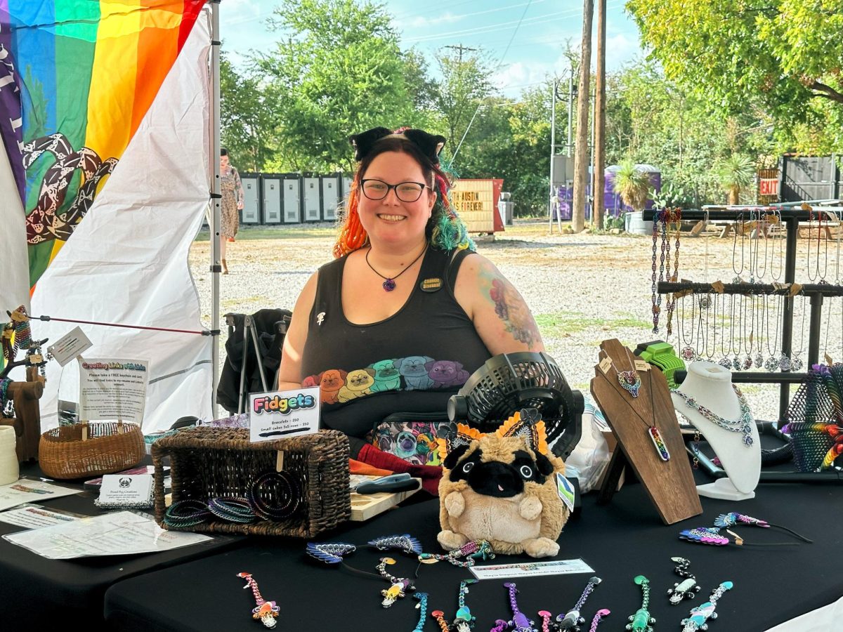 Several vendors were stationed around the Far Out Lounge with a variety of trinkets for sale.