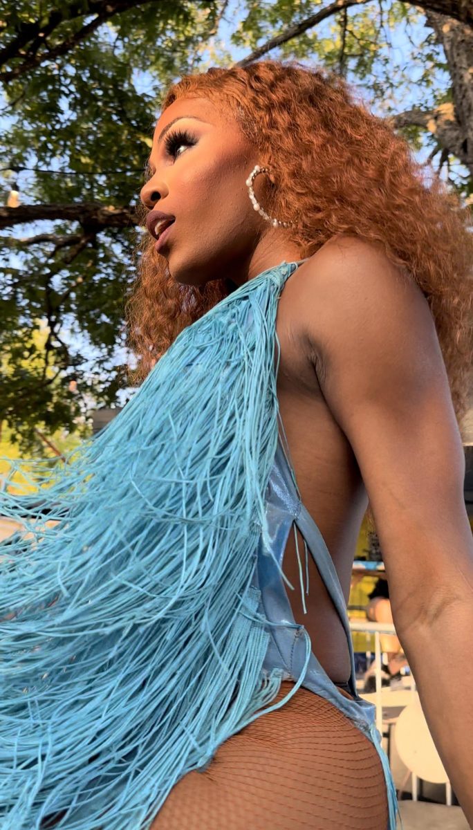Monica Monae Davenport, winner of Miss Austin Pride 2023, performing to "One Night Only" from the hit movie "Dreamgirls."