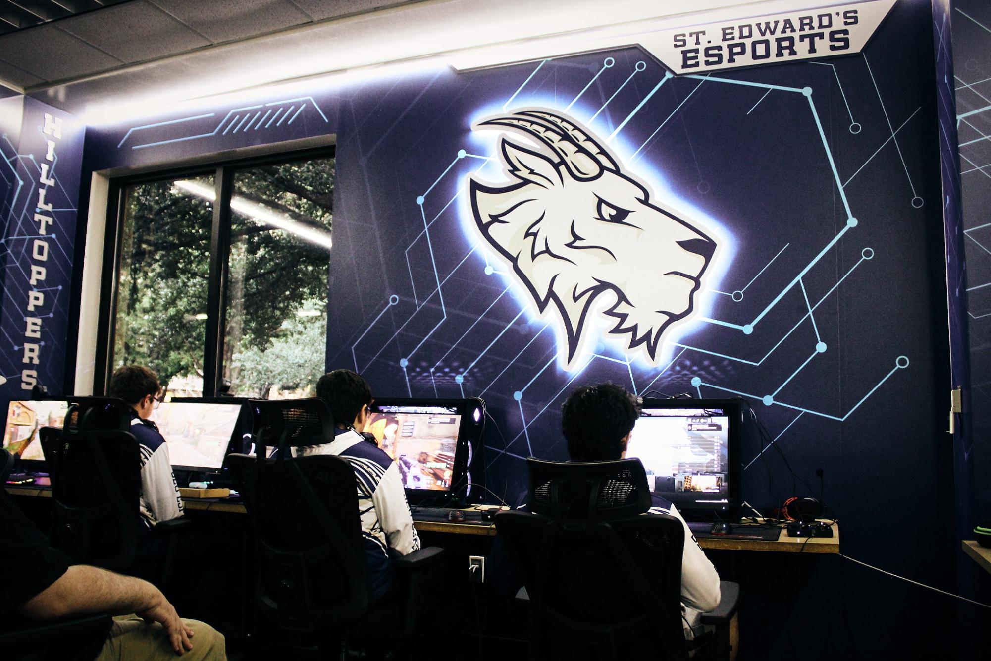 The esports team set up shop in their second room on campus where they played three matches against Oklahoma Christian University.