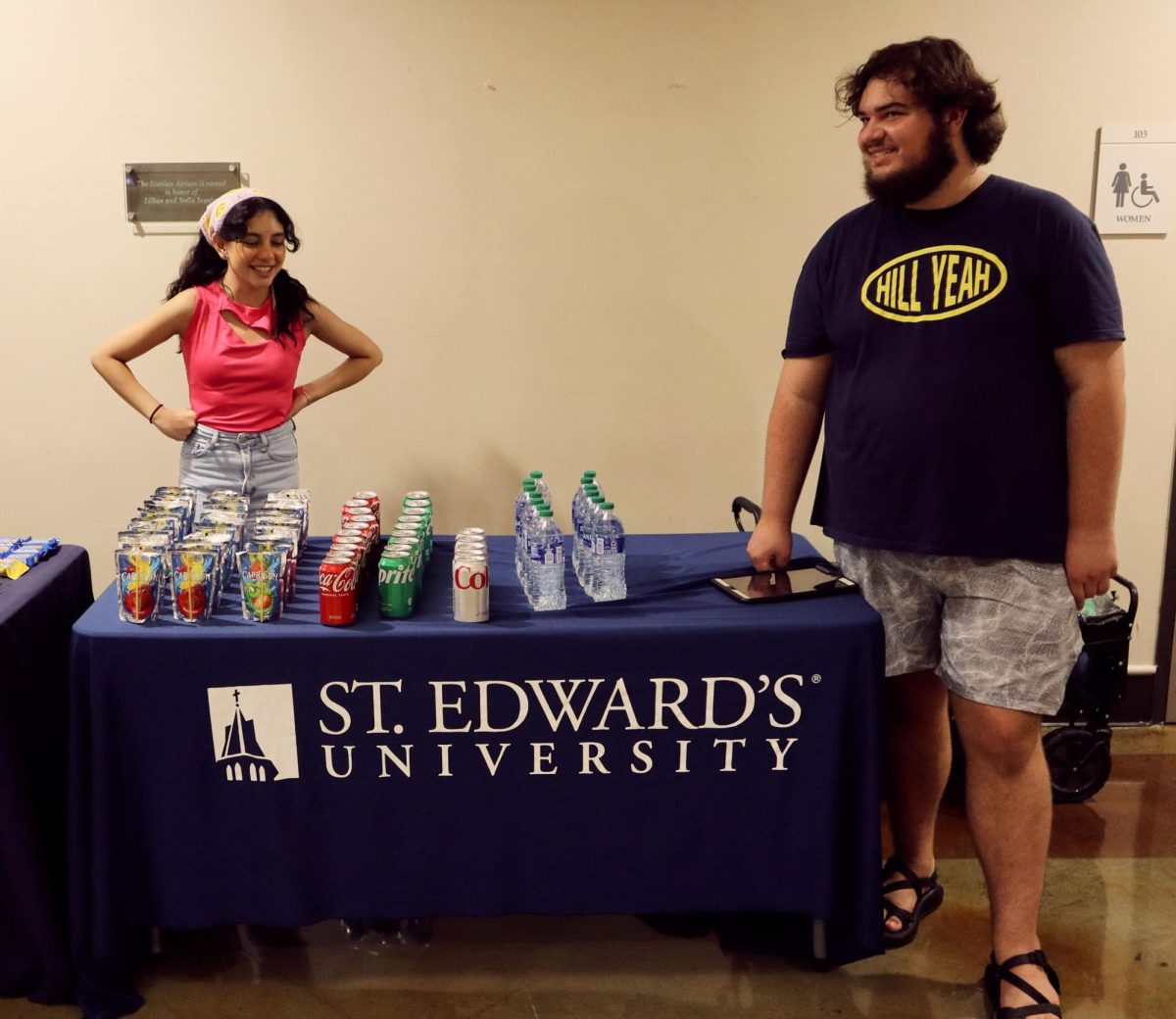 Refreshments provided by St Edwards for students to enjoy during the film.