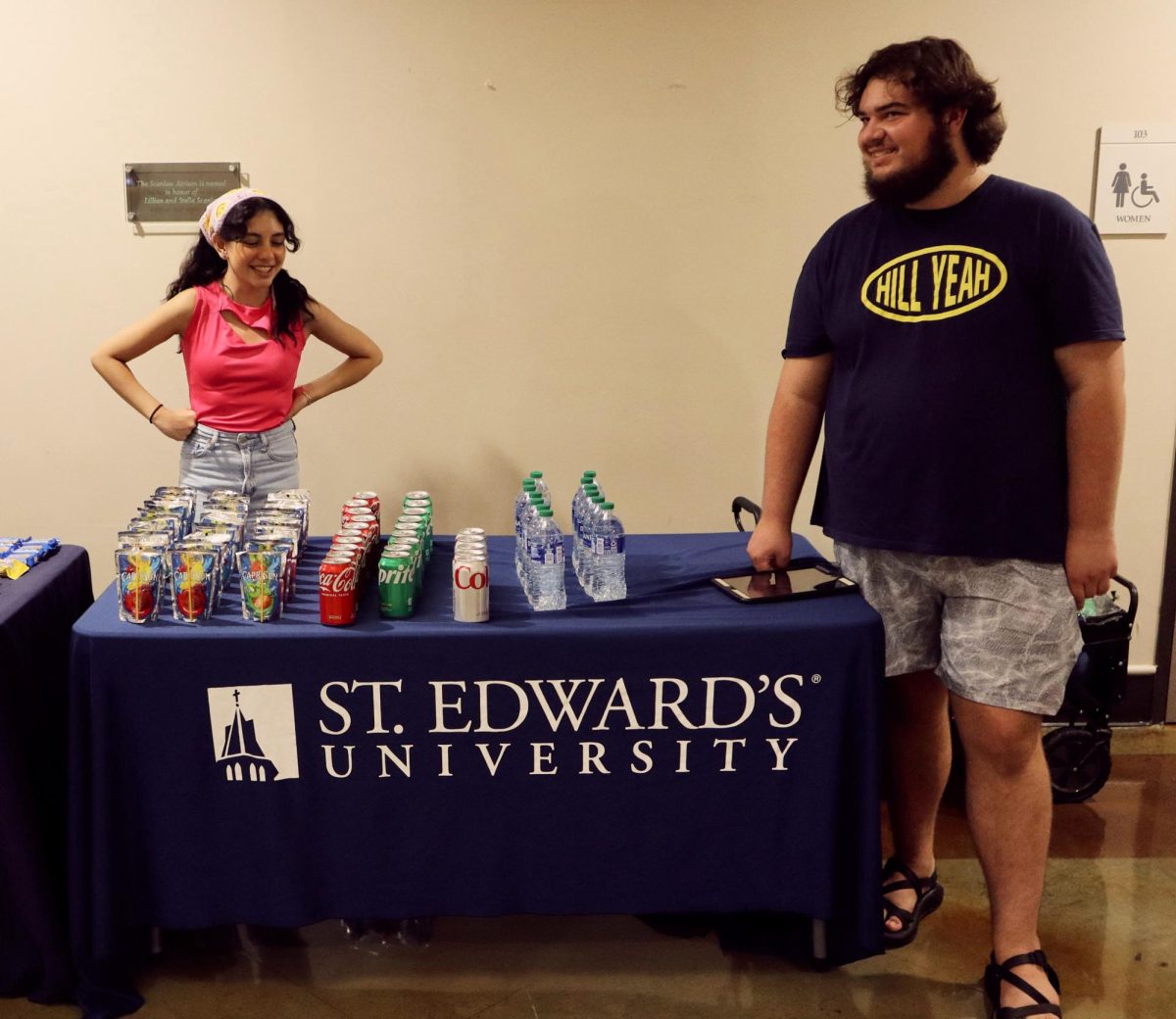 Refreshments provided by St Edwards for students to enjoy during the film.