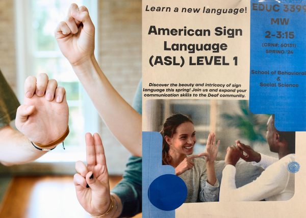 In the past, students have advocated for the inclusion of an American Sign Language on campus. There have also been efforts to reignite an ASL club. The inclusion of EDUC 3399 in the spring is the first ASL course to be offered.
