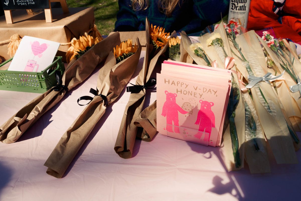 Student clubs and organizations gathered on Ragsdale Lawn to host sales and fundraisers pertaining to Valentine’s Day. Among the items that were sold included flowers, greeting cards and a variety of treats and candy.