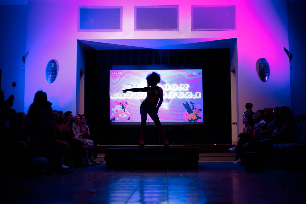 Students+and+campus+organizations+collaborate+to+put+on+the+Annual+Ballroom+Extravaganza.+The+event+allows+student+performers+to+unleash+their+creativity+in+the+form+of+drag+and+ballroom+culture.