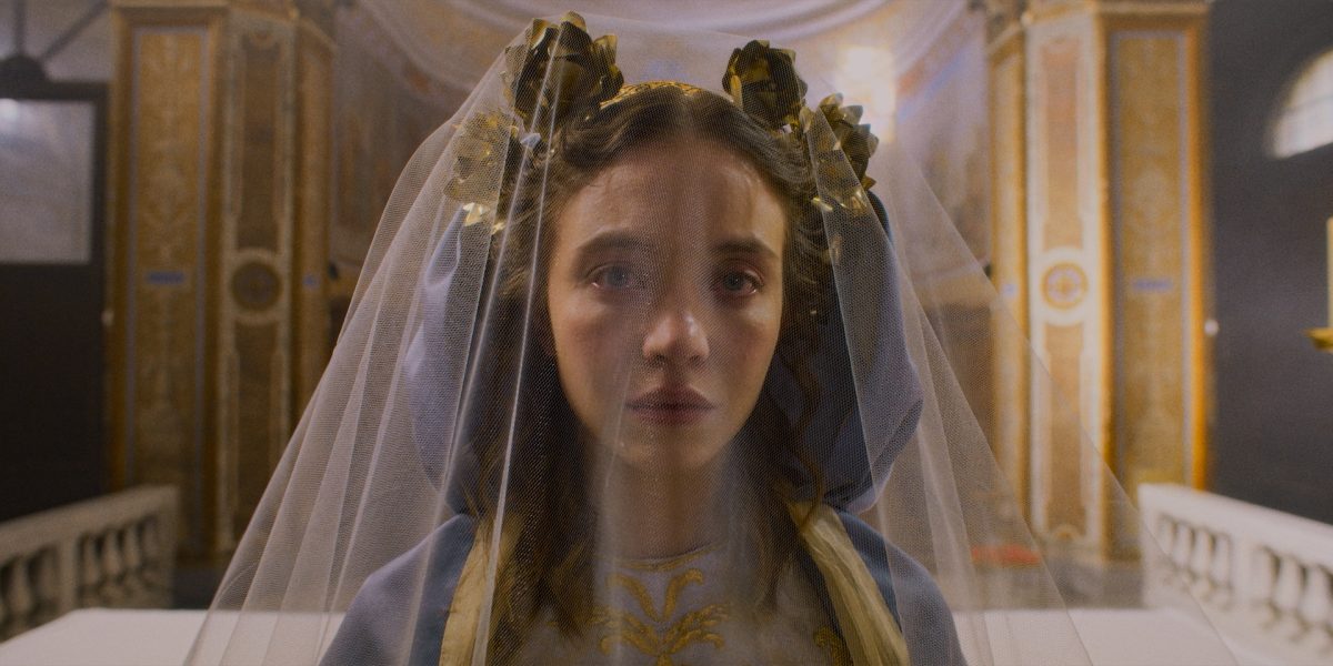 Sydney Sweeney as Sister Cecilia, an American nun in an Italian convent. As well as starring in the lead role, Sweeney is an executive producer of “Immaculate.”